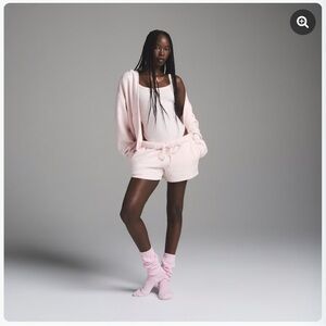 Cotton fleece classic zip up hoodie